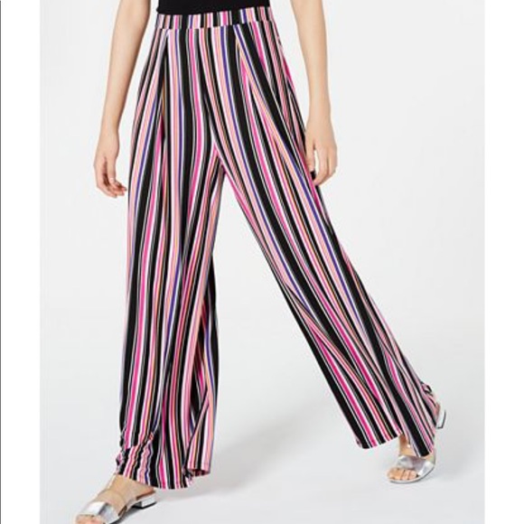 BAR III wide leg stripe print pants - Picture 3 of 4